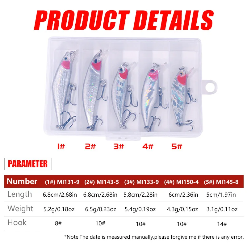 Wobblers Minnow señuelo Jerkbait verde para lubina y trucha