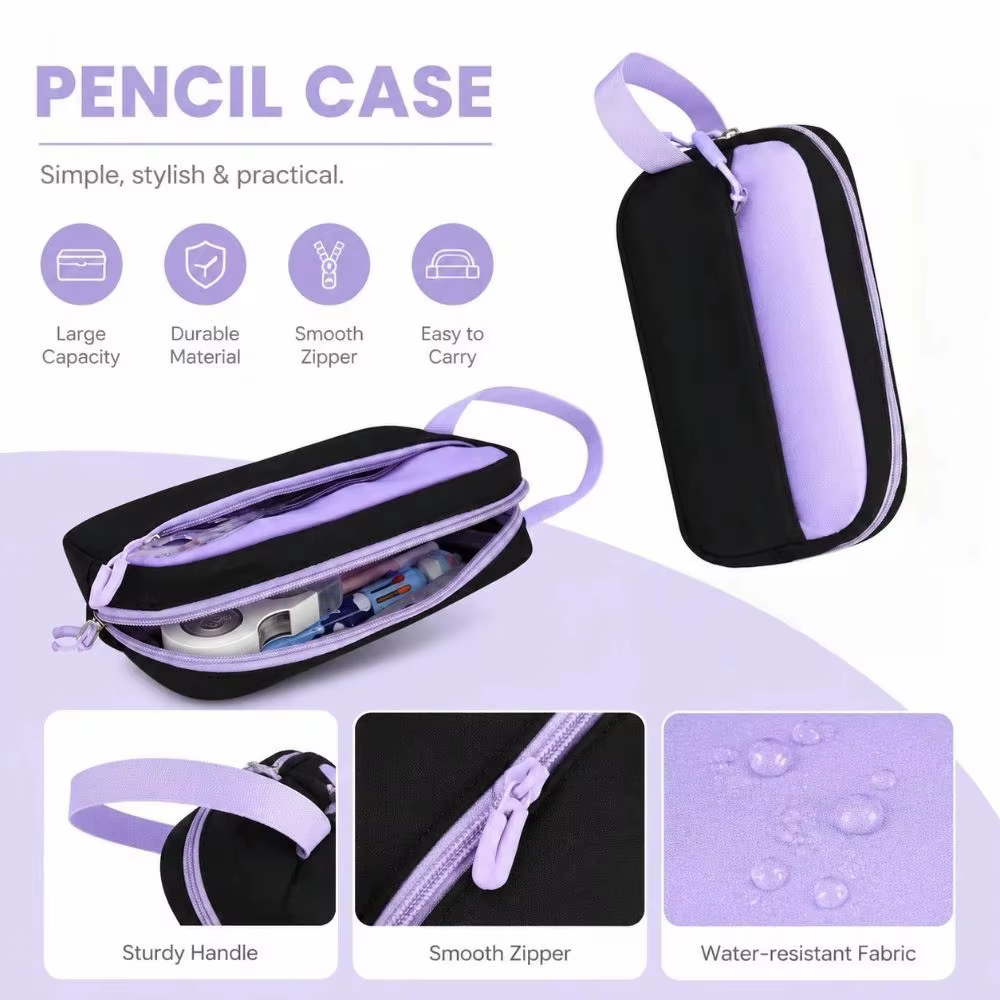 Mochila infantil impermeable con lonchera y estuche – capacidad - imagen 2