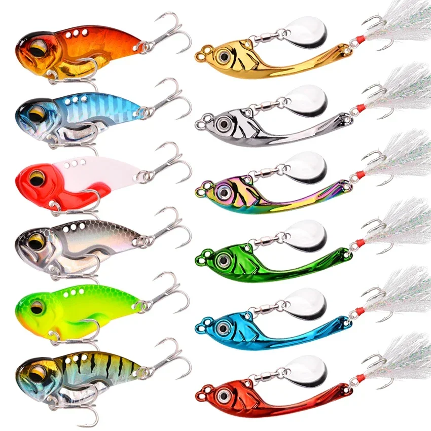 VIB Señuelos Vibratorios Metálicos para pesca de lobina - imagen 2