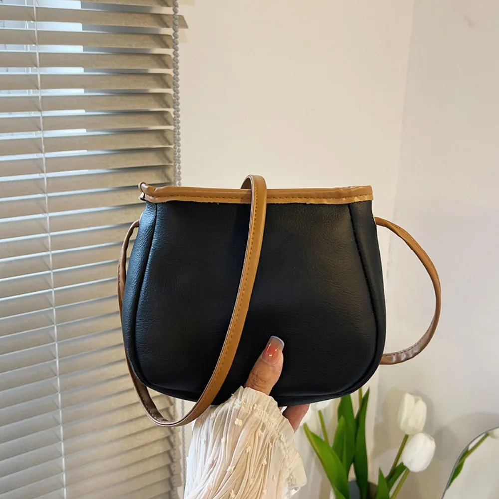 Bolso de pesca bandolera de cuero PU ligero gran capacidad