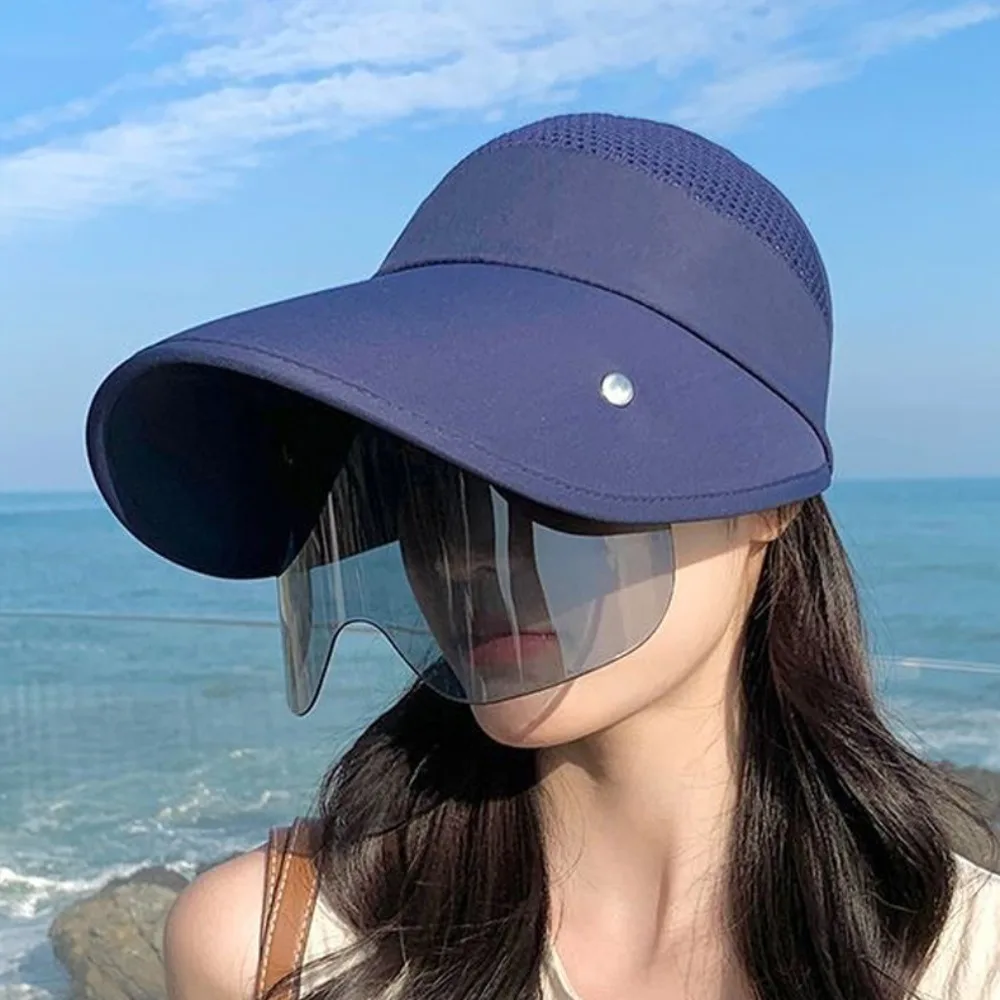 Sombrero protección solar ala ancha UV para mujer, tipo cubo