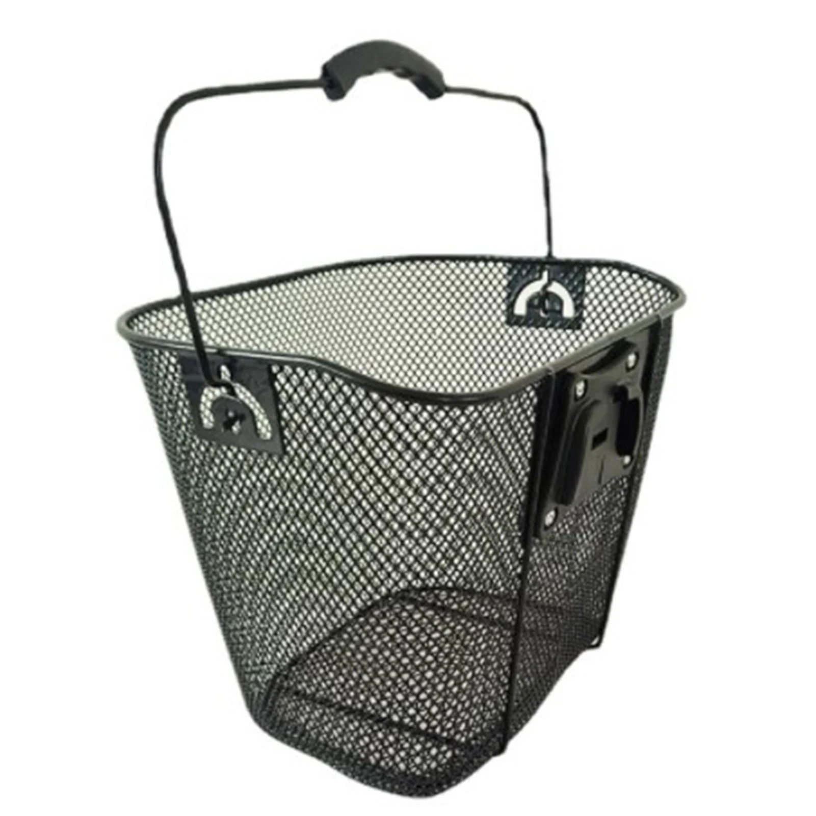 Cesta de bicicleta de malla metálica para manillar con asa - imagen 5