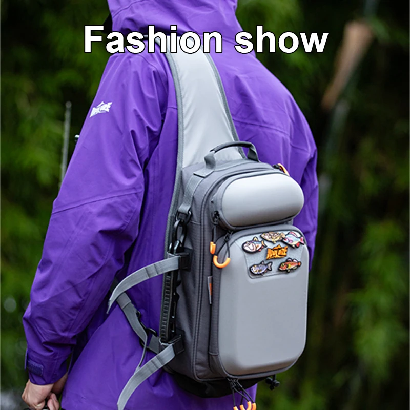 Bolsa de pesca de 10L vista frontal