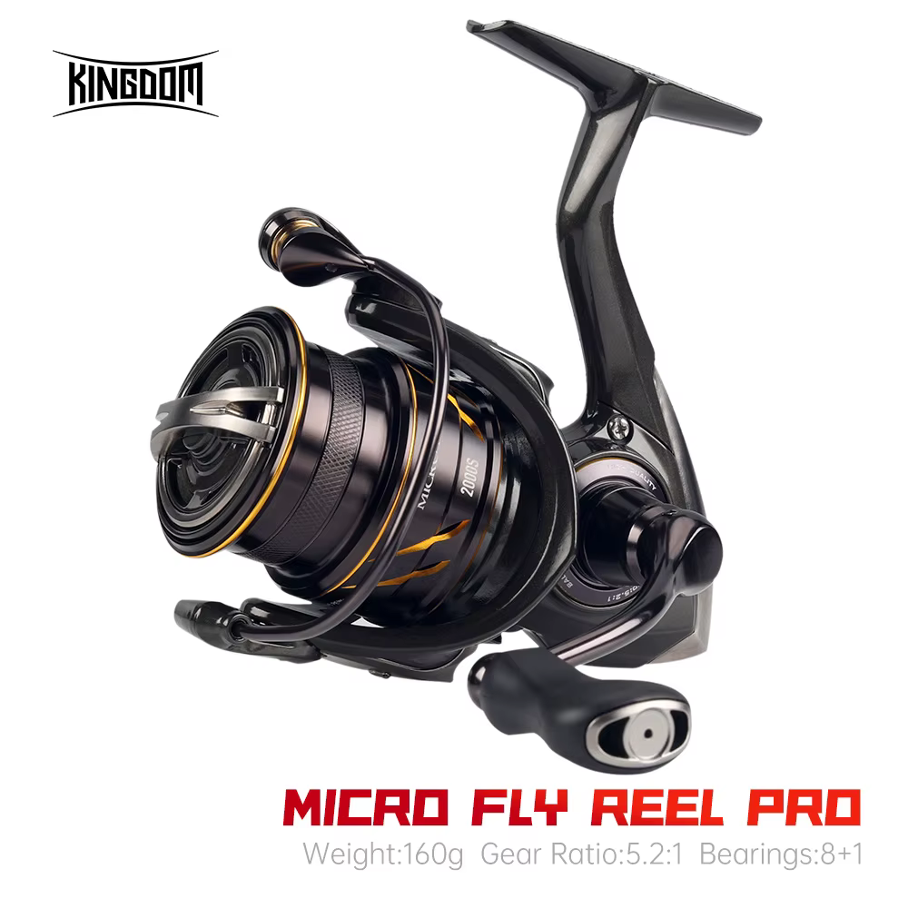Carrete giratorio Micro Fly Pro Ultra Light – 8 rodamientos Kingdom - imagen 5
