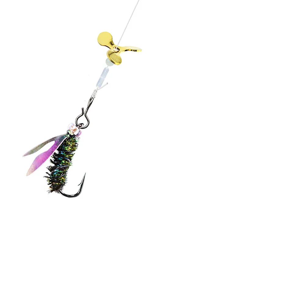 Hélices Cobre 3 Aspas para Spinner – Dorado y Plateado - imagen 2