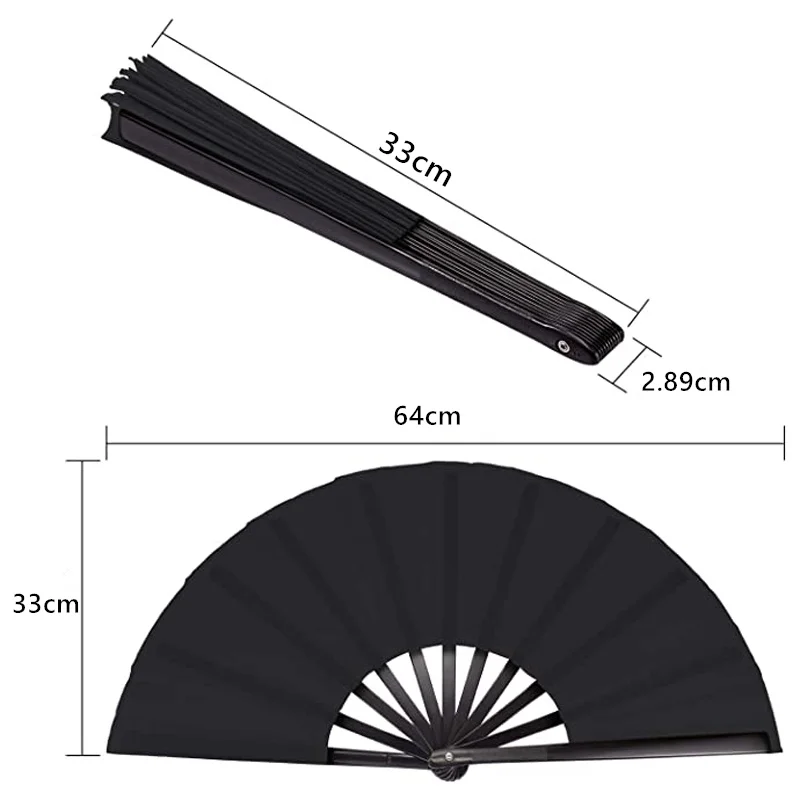 Abanico plegable vintage estilo chino – Perfecto para boda y kung fu - imagen 5