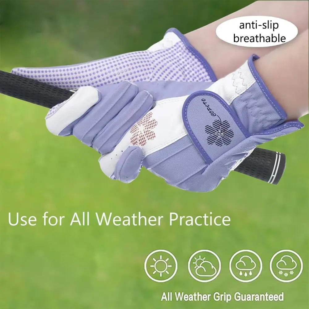 Guantes de golf mujer antideslizantes en PU