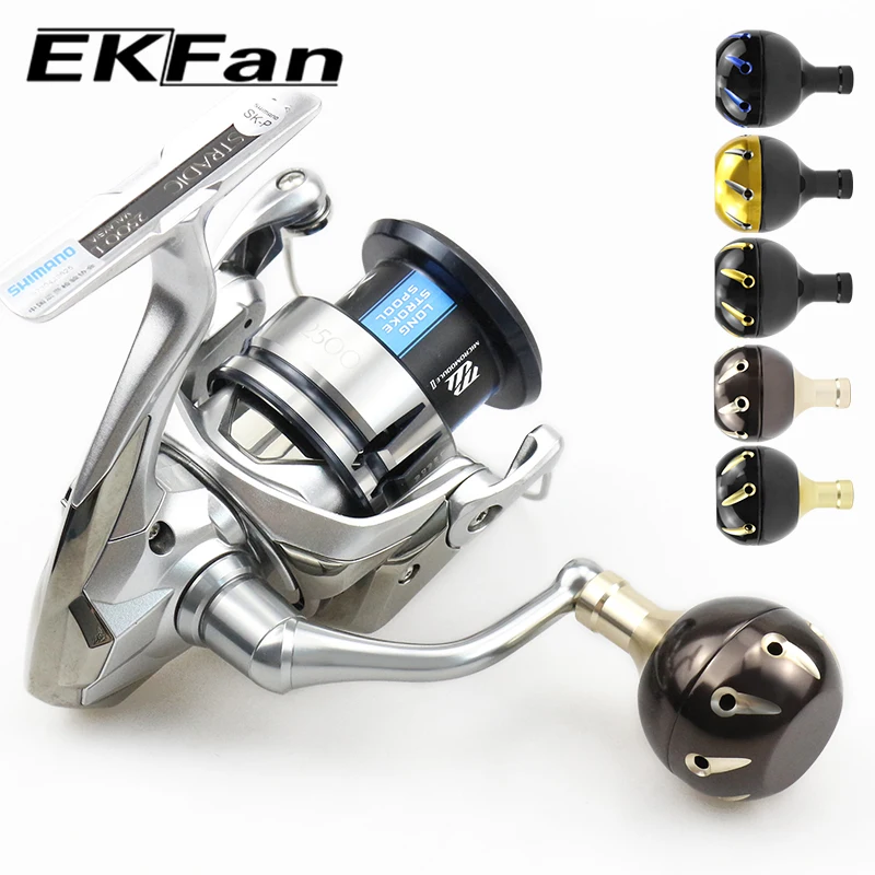 Perilla EKFan Baitcast 35mm con rodamientos para carrete - imagen 2