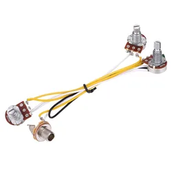 Kit de cableado para bajo eléctrico multicolor precableado