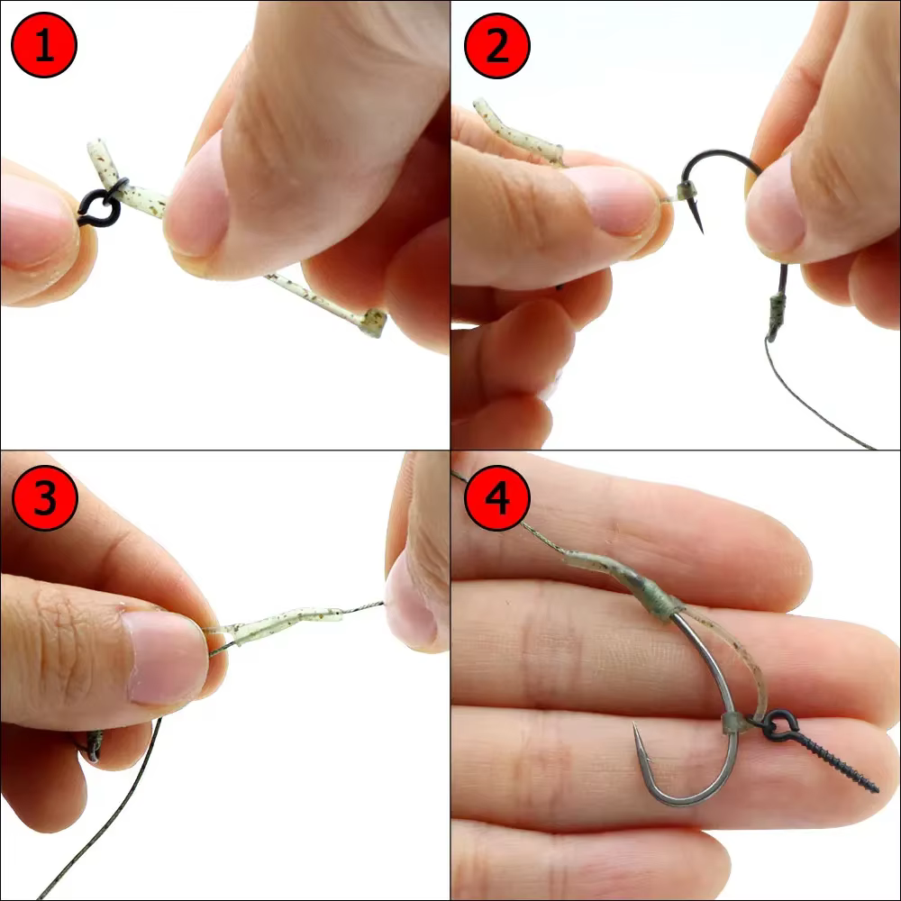 Embalaje y presentación del set de 28 accesorios D-Rig Kicker para carpes