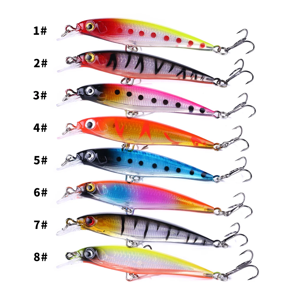 Señuelos Minnow 8.5cm – Cebo duro para lubina, trucha y lucio