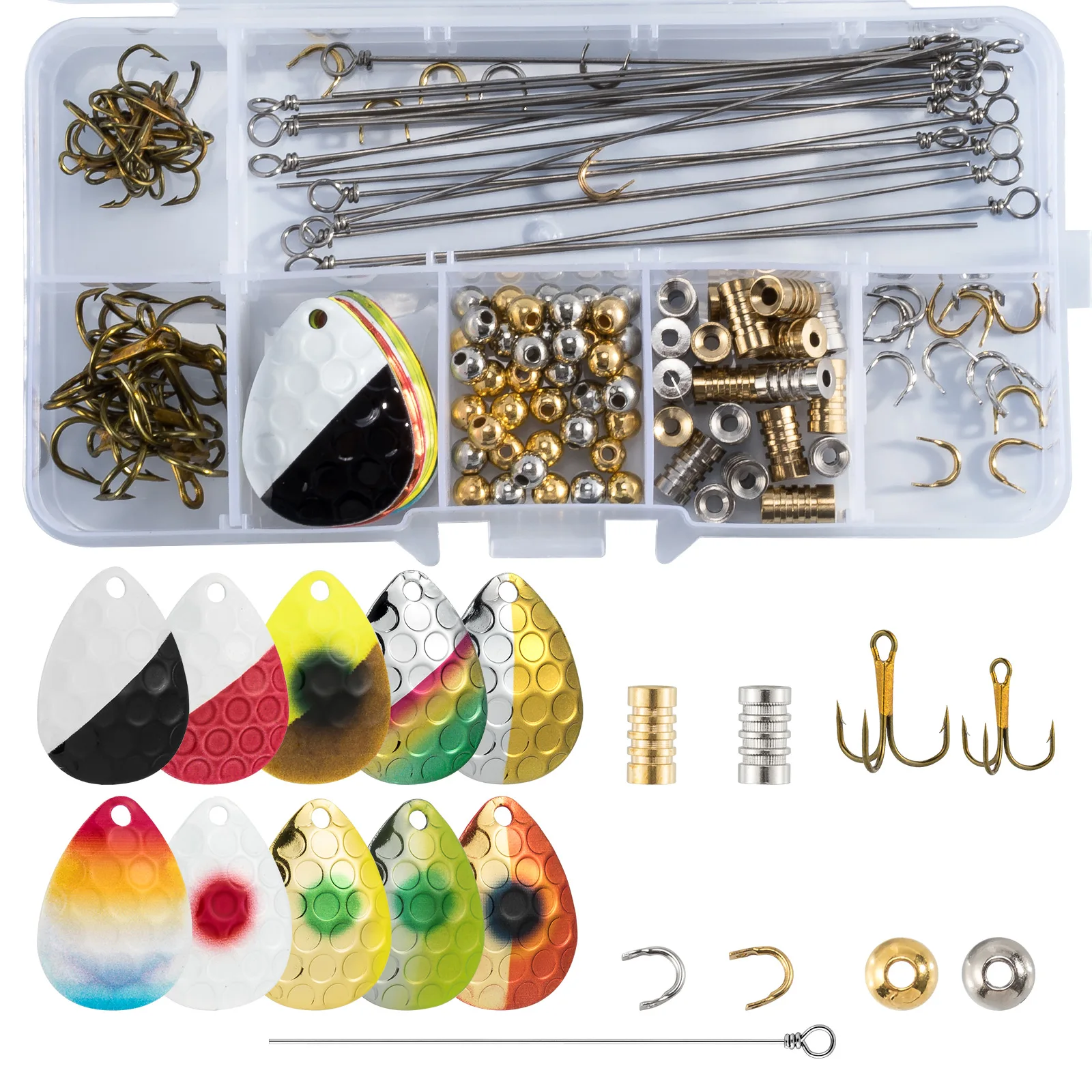 Kit anzuelos trucha lucioperca – triples y señuelos de eje - imagen 4