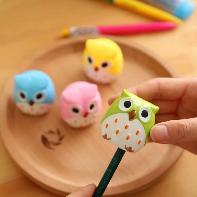Sacapuntas Mini Diseño Búho - Divertido y Bonito para Escolares - imagen 3