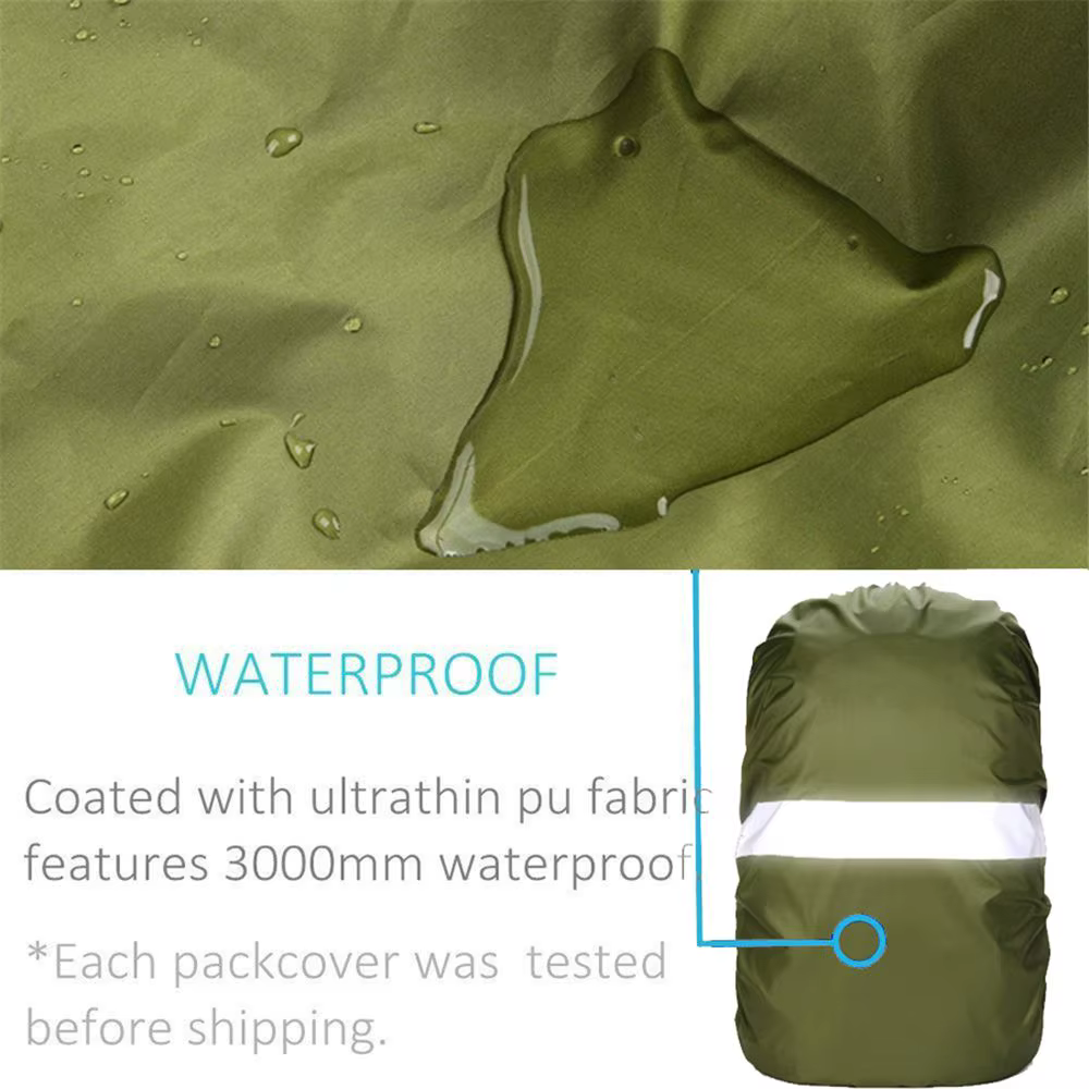 Mochila impermeable de viaje con cubierta para la lluvia - imagen 2