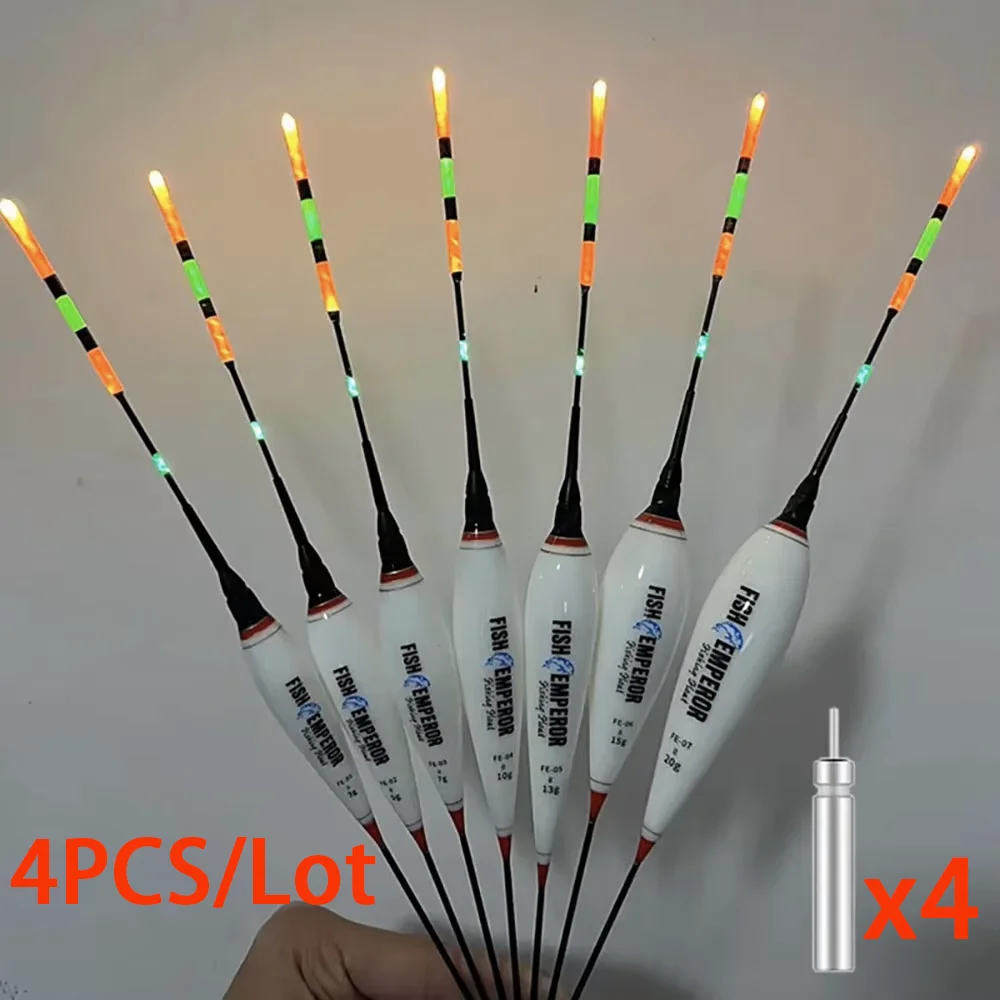 Flotadores LED para pesca nocturna