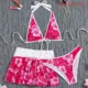 Bikini de cintura alta floral con falda para playa de verano - imagen 5