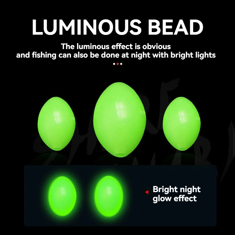 Perlas fluorescentes para pesca en roca - Luz brillante nocturna - imagen 3