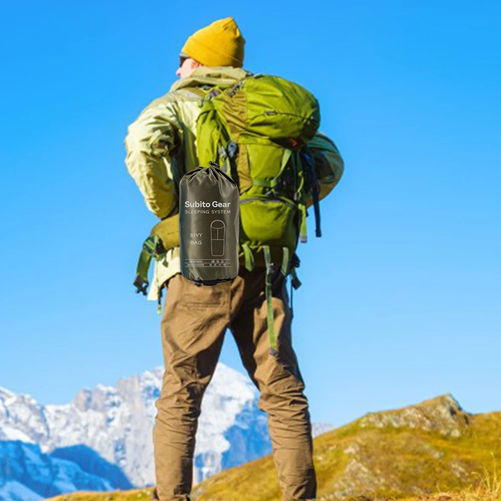 Saco Bivy Impermeable y Ligero para Pesca – Resistente al frío - imagen 3