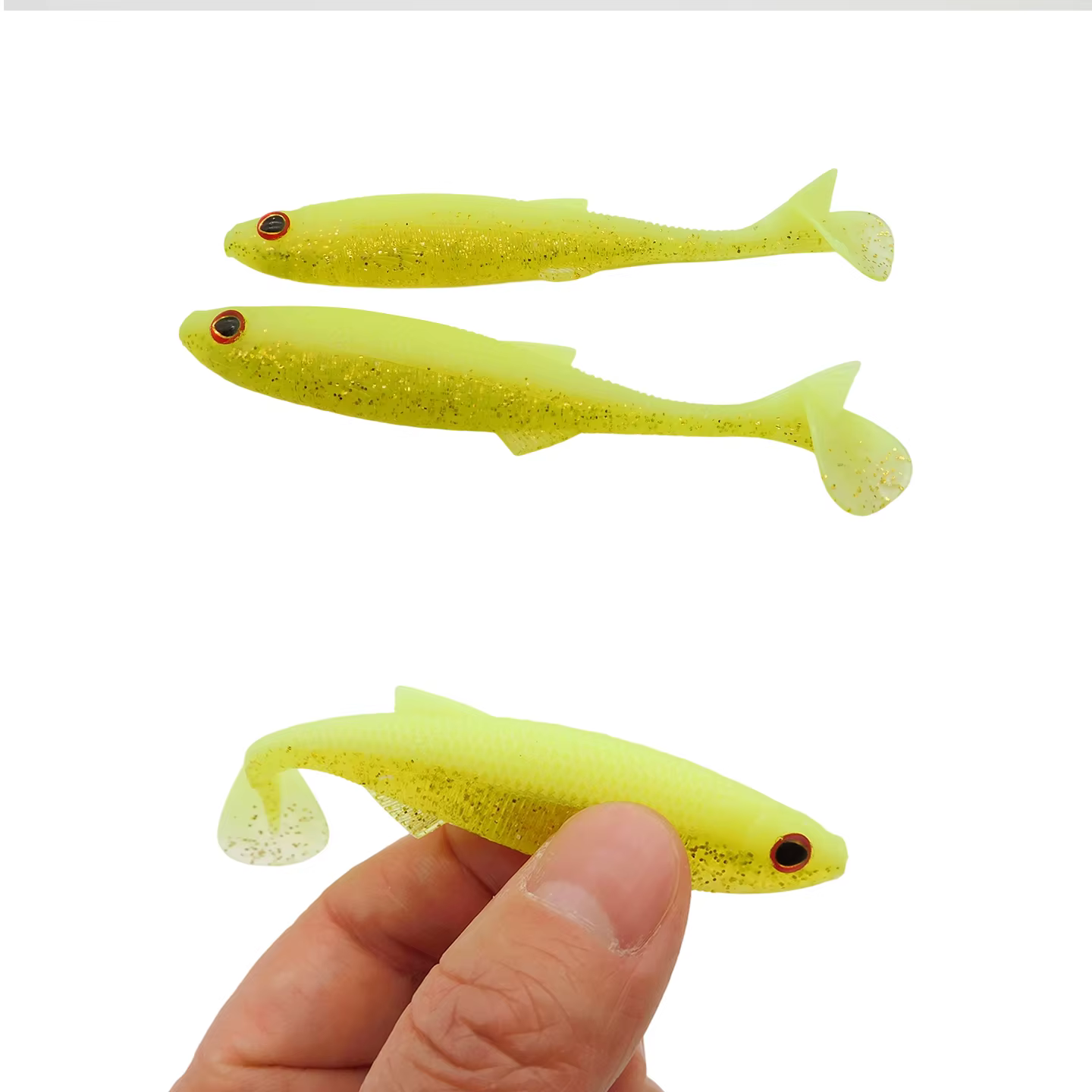 Esfishing Action Shad 4" Vinilo para lucio, perca y lubina - imagen 5