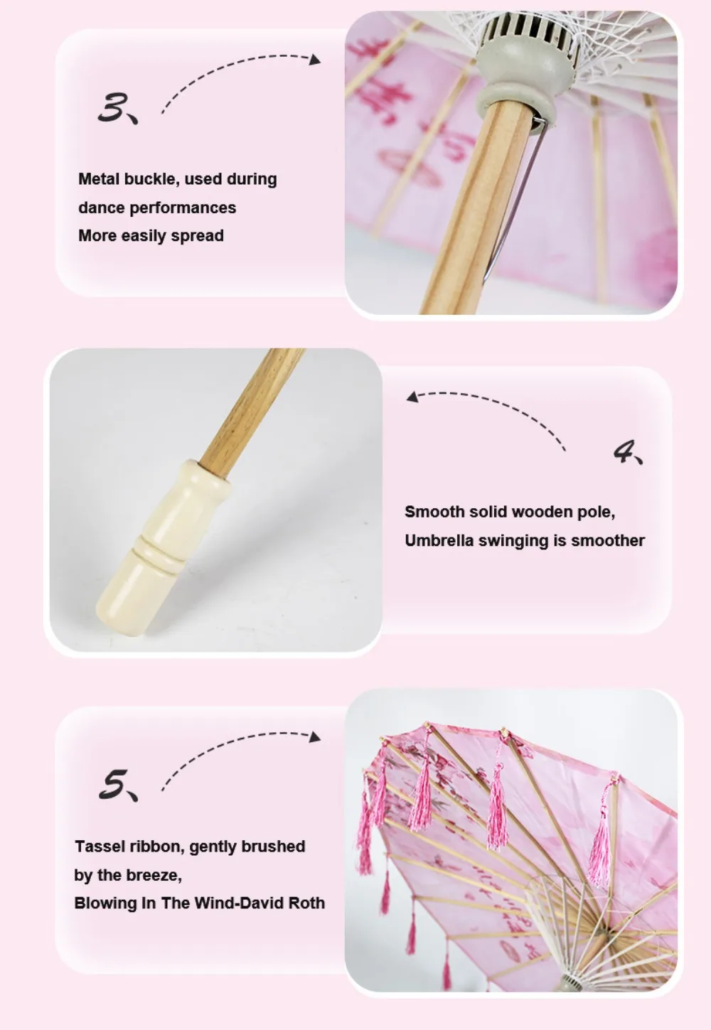 Uso en decoración y eventos de la sombrilla Hanfu