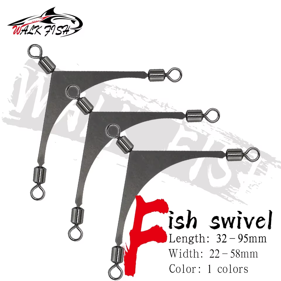 WALK FISH Swivel giratorio con rodamientos de bolas - Anillos sólidos