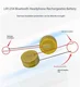 Pila de litio recargable LIR1254 para auriculares Bluetooth - imagen 2