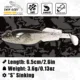 Señuelo blando B&U cola paleta hundible goby moteado Texas Rig - imagen 2