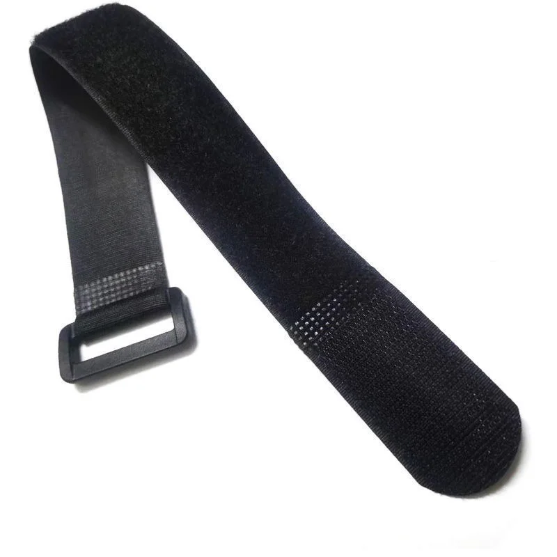 Primer plano del material de nailon de las correas
