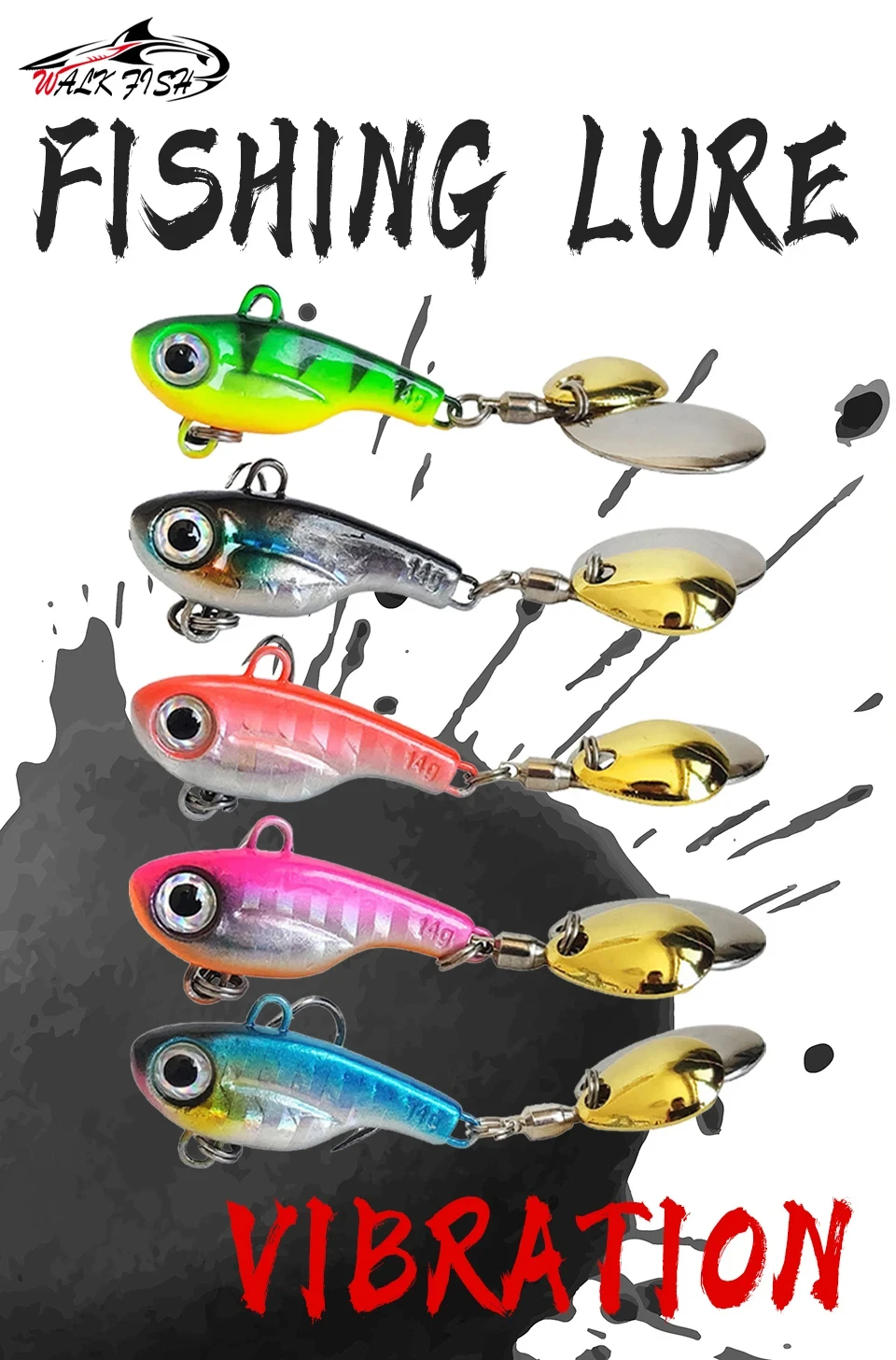Señuelo vibratorio WALK FISH VIB 5g-20g