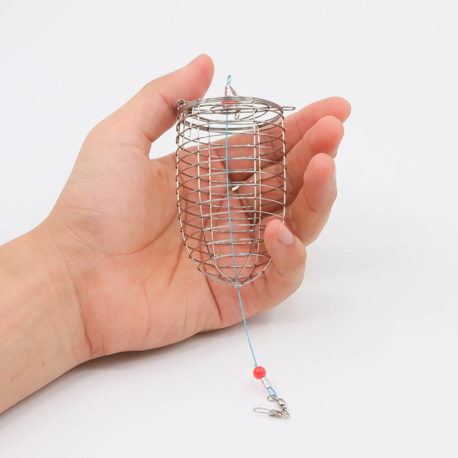 9KM Soporte para alimentador de jaula acero inoxidable carpa pesca - imagen 2