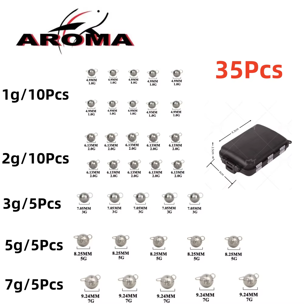 Kit Plomos Cheburashka 1-7g Rockfishing Serranos