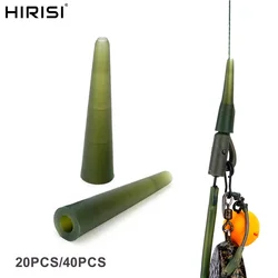 Mangas de goma cónicas Hirisi – Clips de plomo para carpfishing