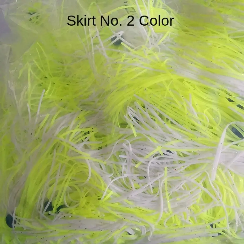 Señuelo lubina Buzzbait con falda de silicona y spinner mar - imagen 3