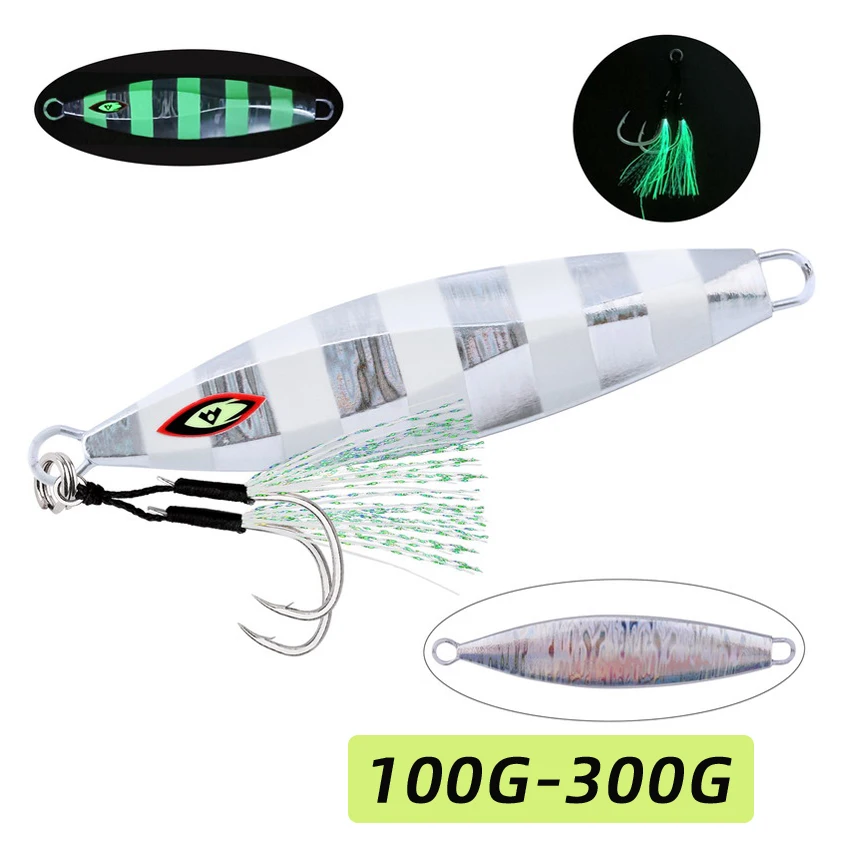 Cuchara Luminosa Slow Jigging – Señuelo para Pesca de Costa