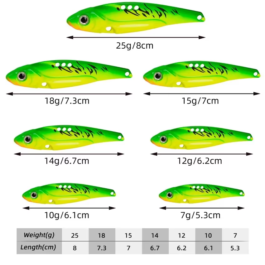 Metal Vib Jig – Señuelo hundimiento vibración para lubina y perca - imagen 3