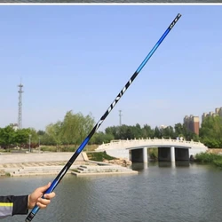 Caña de Pesca Telescópica Ligera de Carbono para grandes peces