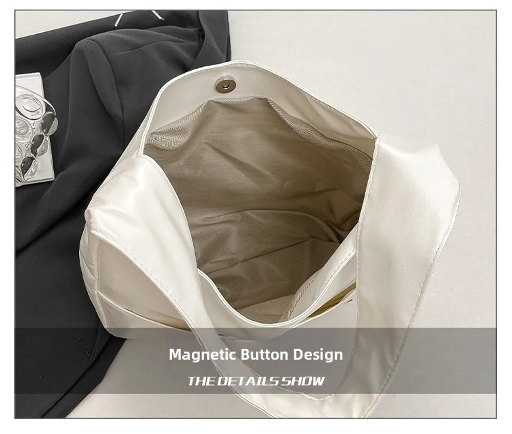 Bolso tote para hombro con estética Y2K