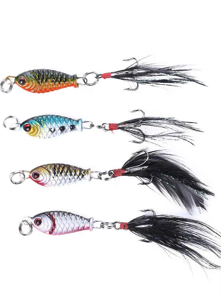 Micro Jig de Plomo – Señuelo Pez para Pesca Agua Dulce en Lagos - imagen 5