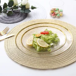 Moqueta de pesca redonda trenzada beige – Antideslizante para orilla