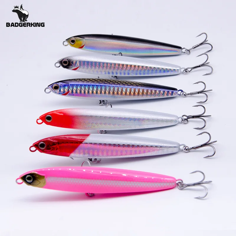 Señuelo de pesca de pececillos badgerking vista general