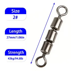 Esmerillón barril 3 rodillos alta velocidad acero inoxidable – Accesorio pesca