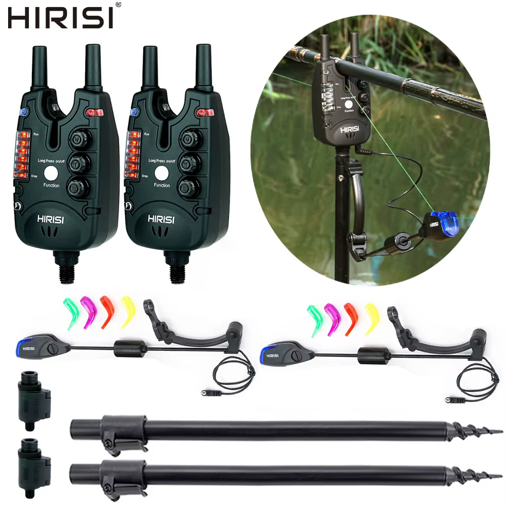Alarmas de pesca de carpa Hirisi B150 con swingeurs