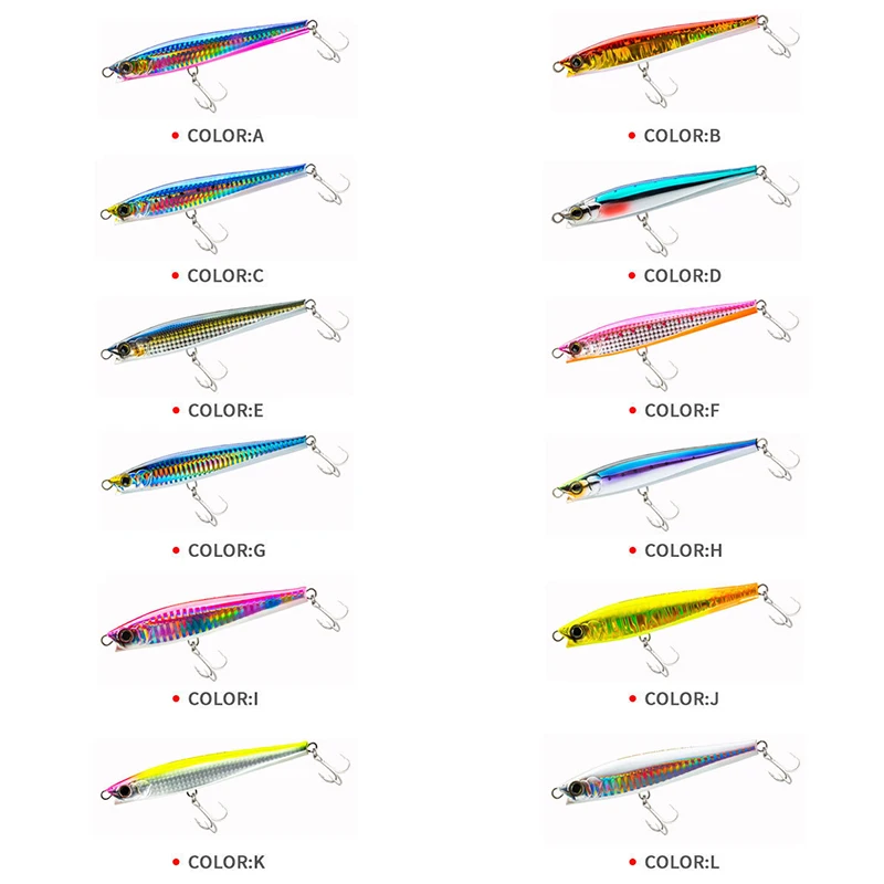 Wobbler Jerkbait para Lucio, cebo duro que se hunde