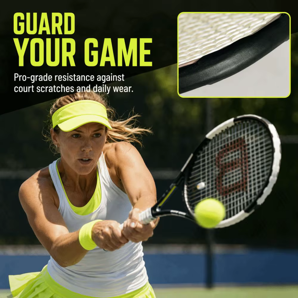 Cinta Protectora Borde Raqueta Pickleball PU Antideslizante