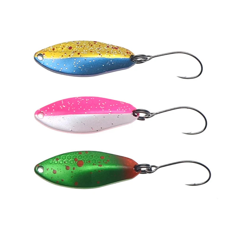 TROUT Spoon metálico para trucha – Cobre, pesca en río - imagen 5