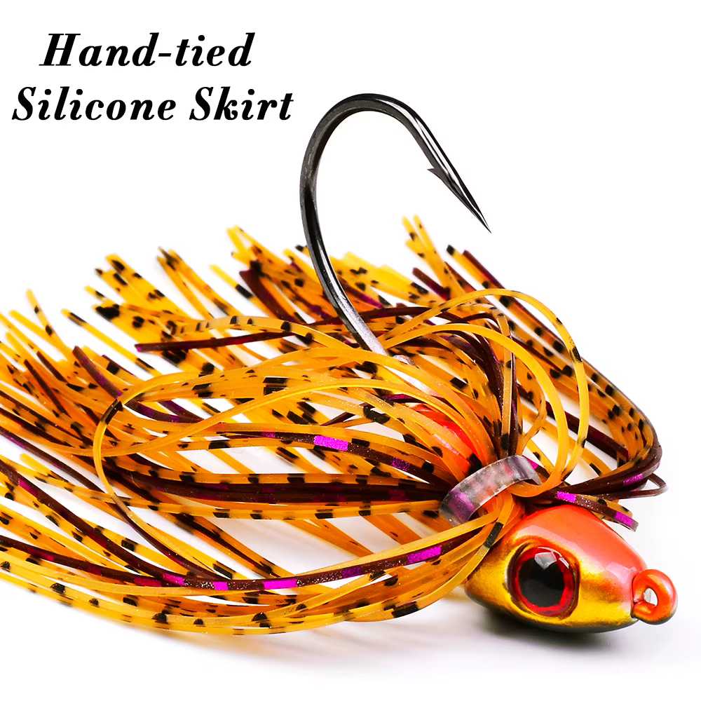 Spinnerbait PROBEROS para lubina – Falda y alambre reforzado - imagen 4