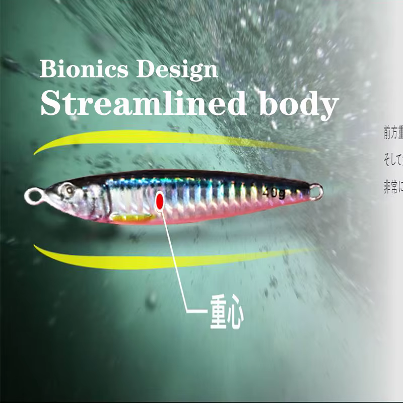 Jig metálico UV 3D para pesca deportiva – Señuelo de caída lenta - imagen 4