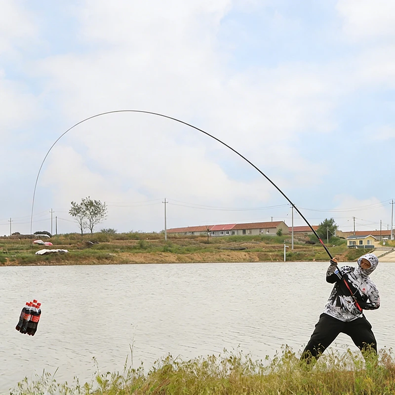 Caña de carbono superligera para carpas FISHINGFANS - imagen 5