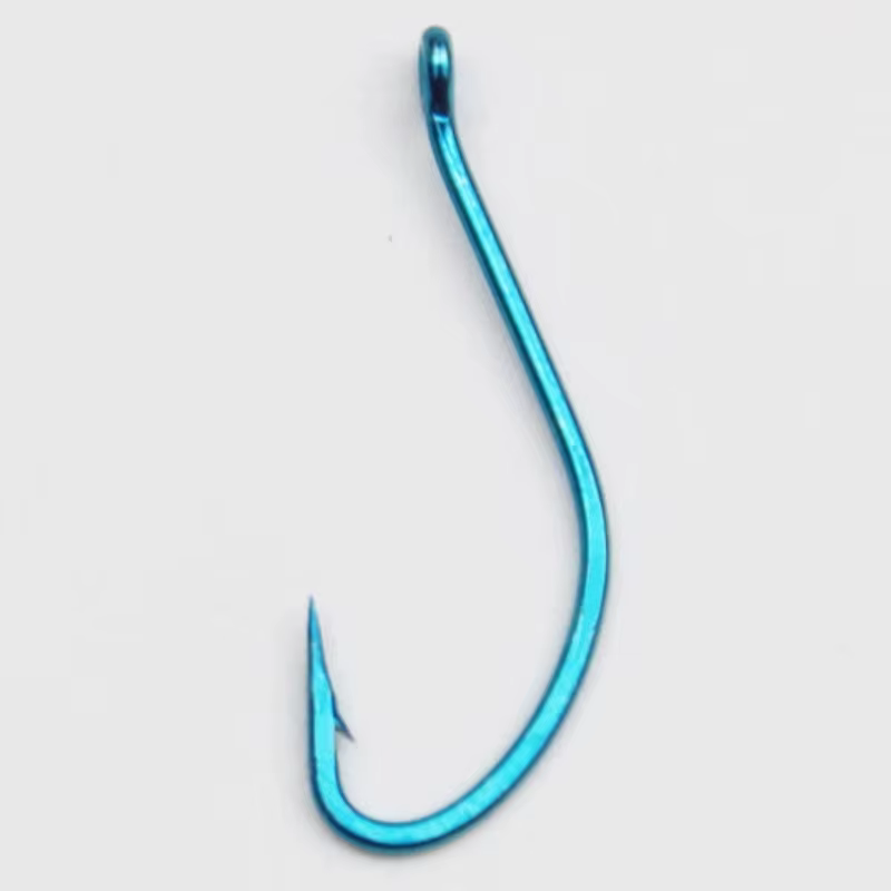 Anzuelo Akita Fox vástago largo fino con púas para lombriz y minnow - imagen 2
