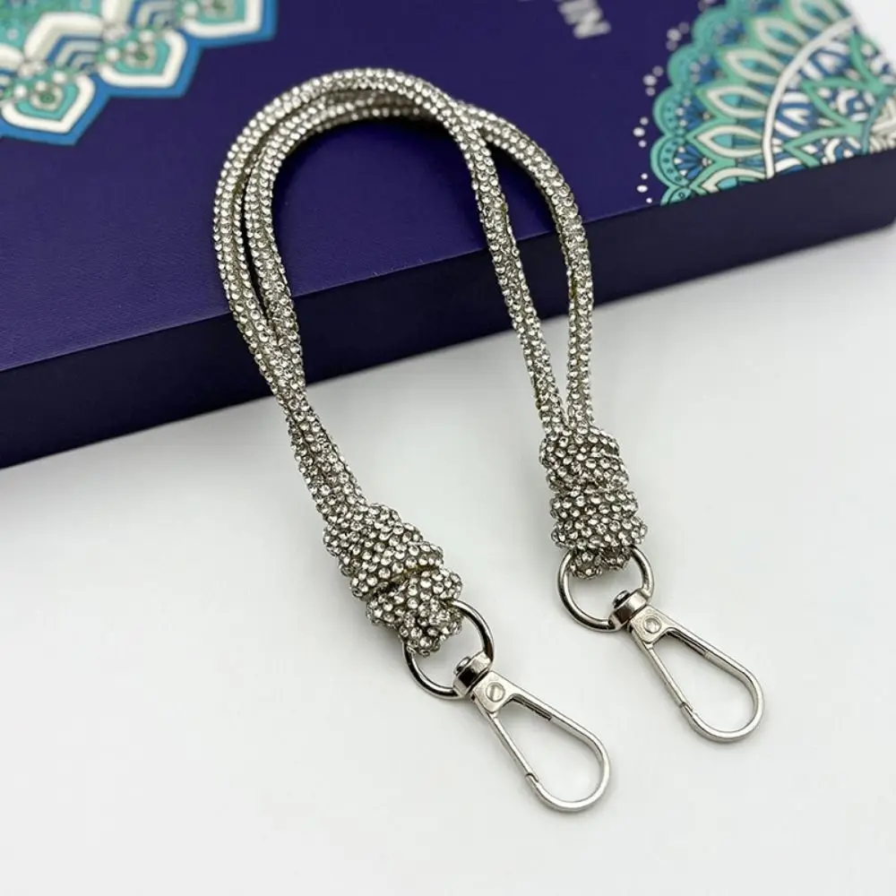 Correa de cadena para bolso con diamantes de imitación y hebilla - imagen 3